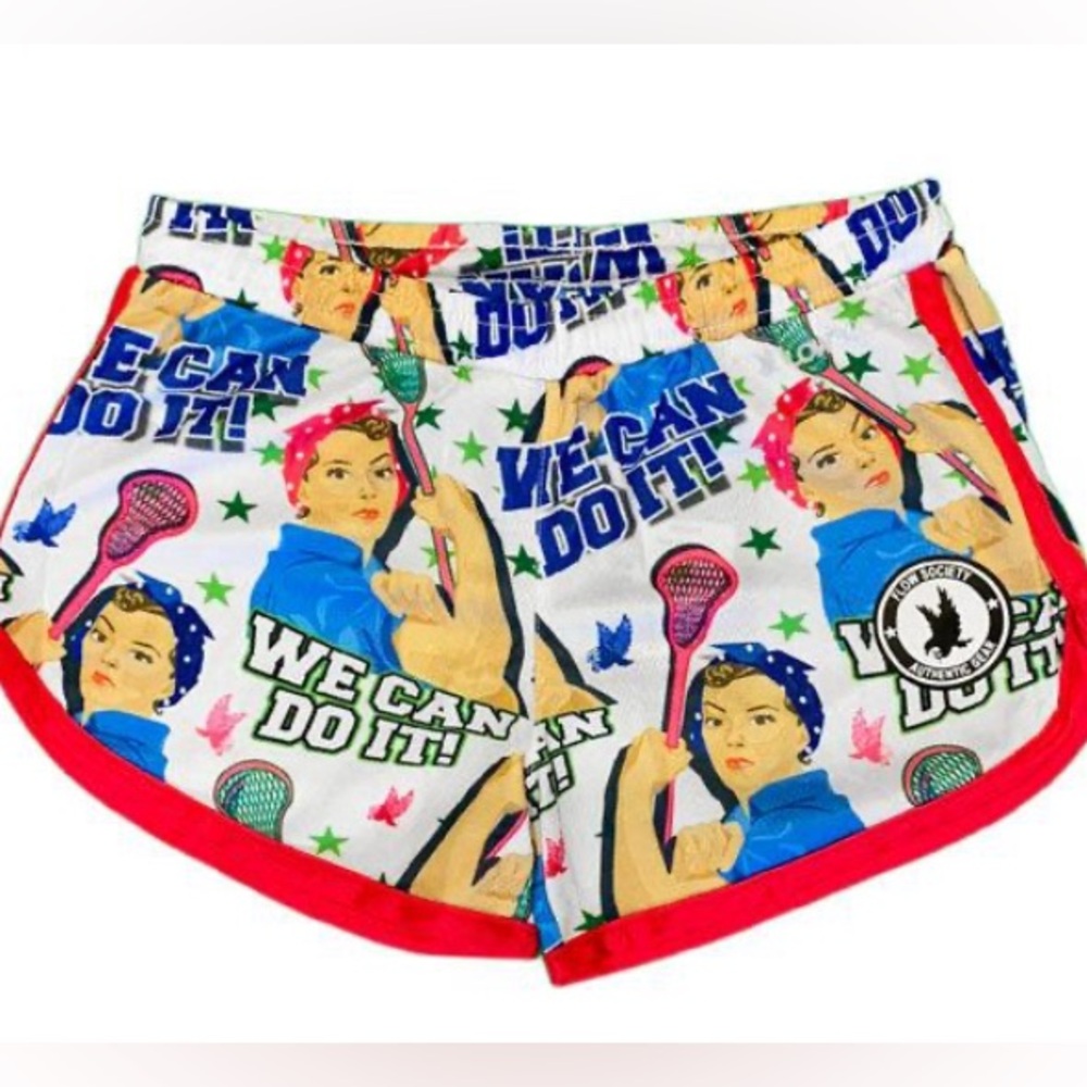 NWT Flow Society Womens Lacrosse Shorts size XXL.